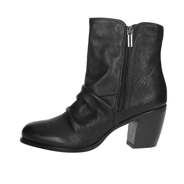 Elena Del Chio Shoes Heeled Ankle Boots Black 5803