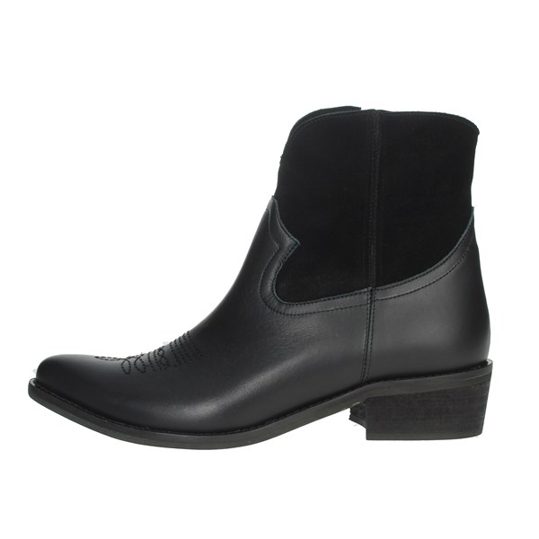 Elena Del Chio Shoes Ankle Boots Black 7794