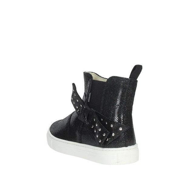 Balducci Shoes Ankle Boots Black/Silver BUTTER1554