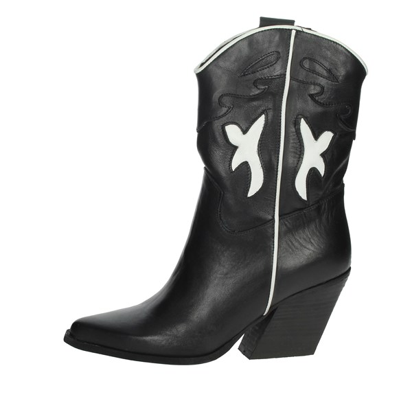 Marlena Shoes Boots Black/White 704
