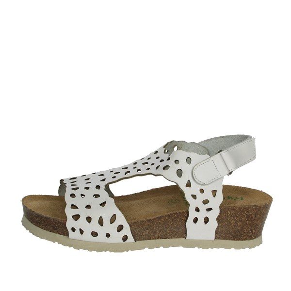 Riposella Shoes Platform Sandals White C151