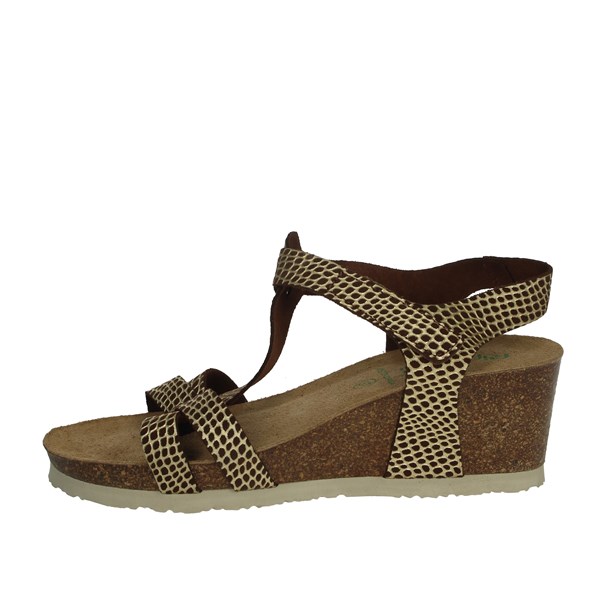 Riposella Shoes Platform Sandals Bronze  C147