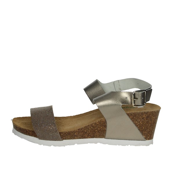 Riposella Shoes Platform Sandals Bronze  C168