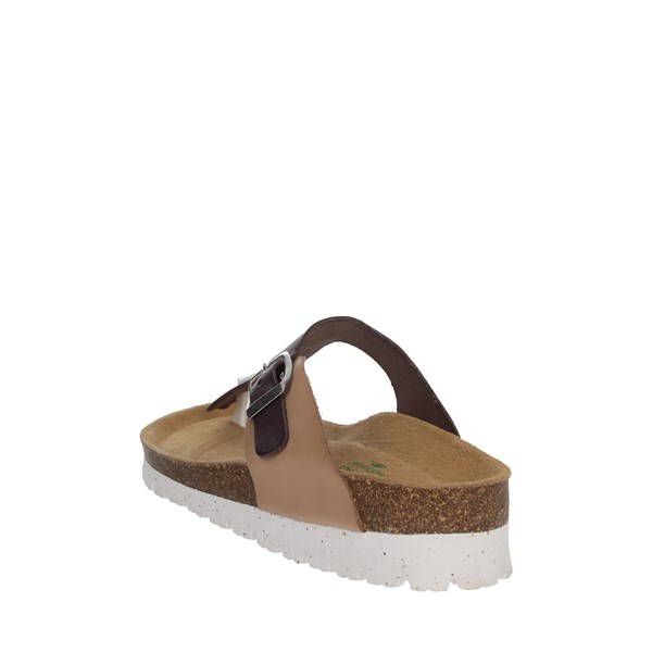 Riposella Shoes Flip Flops Brown/Beige C115