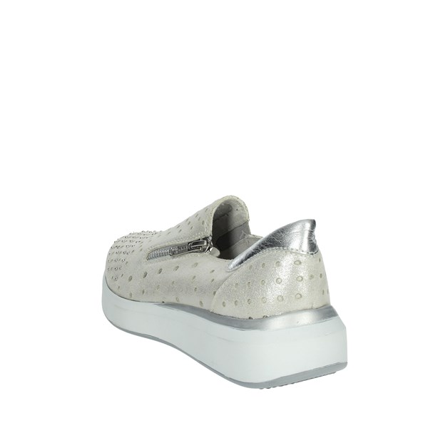 Riposella Shoes Slip-on Shoes Silver C208
