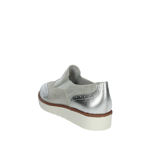 Riposella Shoes Moccasin Silver C248