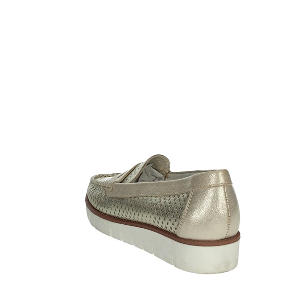 Riposella Shoes Moccasin Platinum  C252