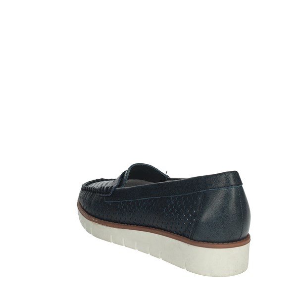 Riposella Shoes Moccasin Blue C253