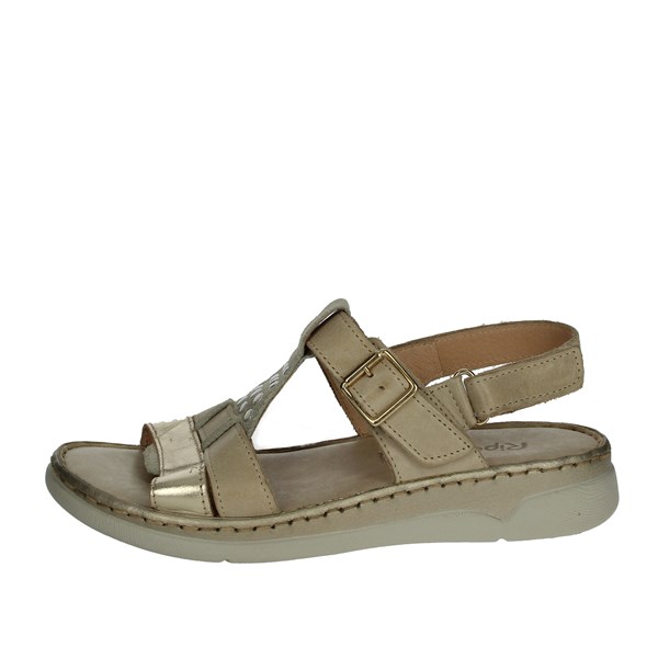 Riposella Shoes Sandal Beige/gold C407