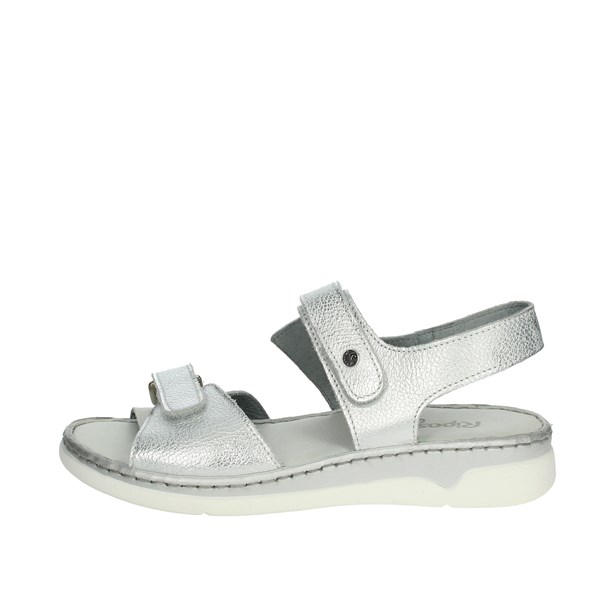Riposella Shoes Flat Sandals Silver C406