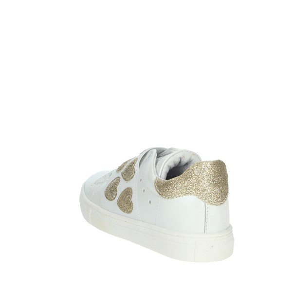 Balducci Shoes Slip-on Shoes White/Gold BUTTER1572