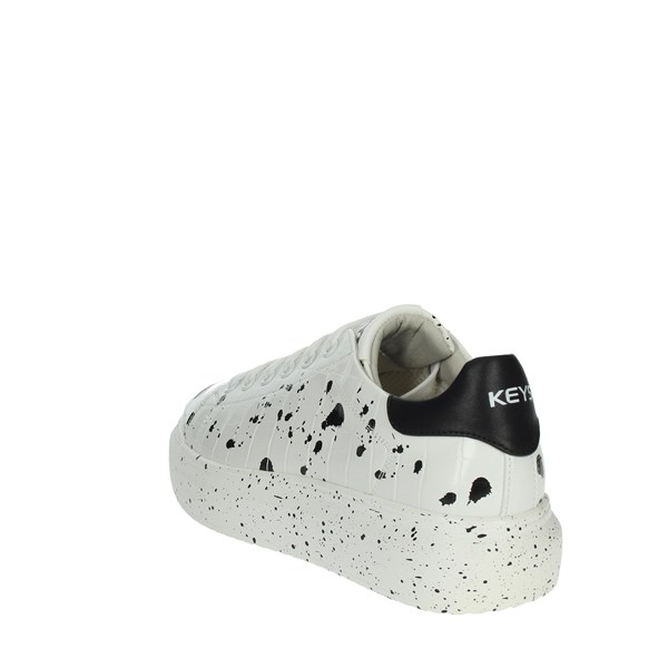 Keys Shoes Sneakers White/Black K-401