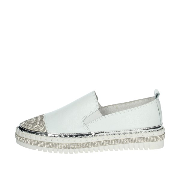 Nina Capri Shoes Slip-on Shoes White ORCHID