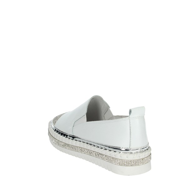 Nina Capri Shoes Slip-on Shoes White ORCHID