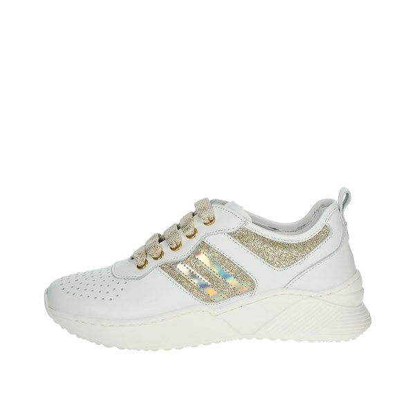 Le Petit Bijou Shoes Sneakers White/Gold C8