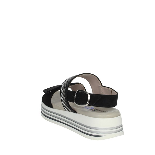 Comart Shoes Platform Sandals Black 053395