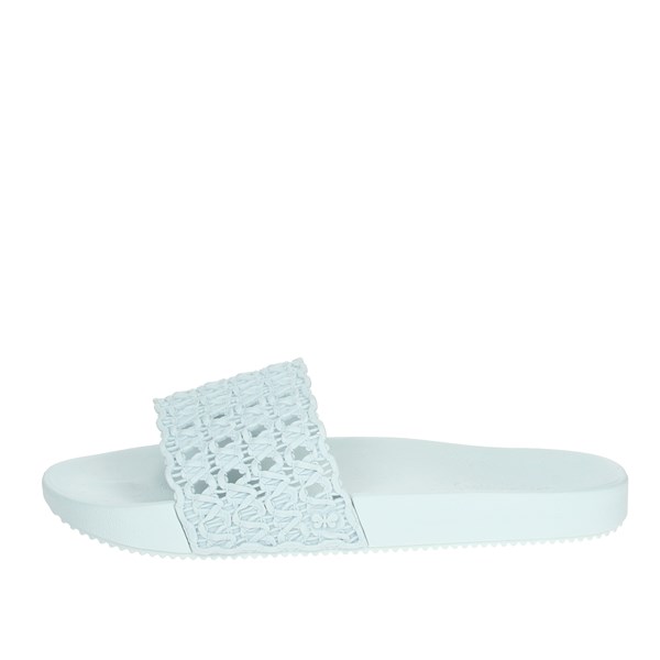 Zaxy Shoes Flat Slippers Sky-blue 17699