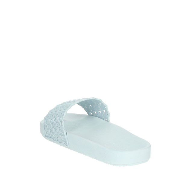 Zaxy Shoes Flat Slippers Sky-blue 17699