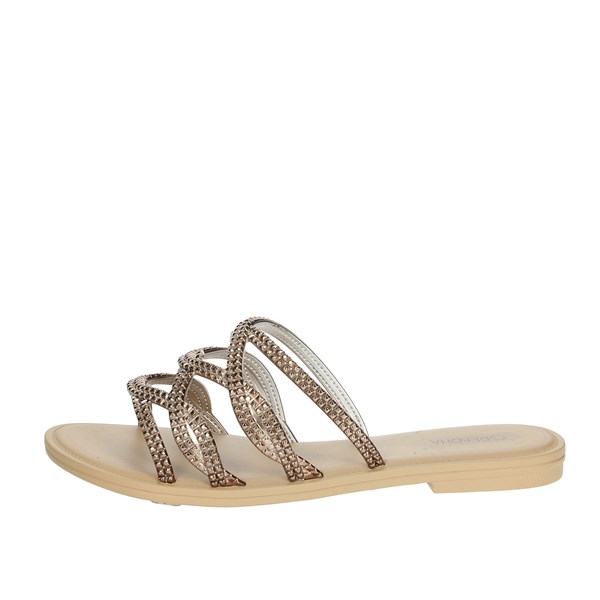 Grendha Shoes Flat Slippers Bronze  17629