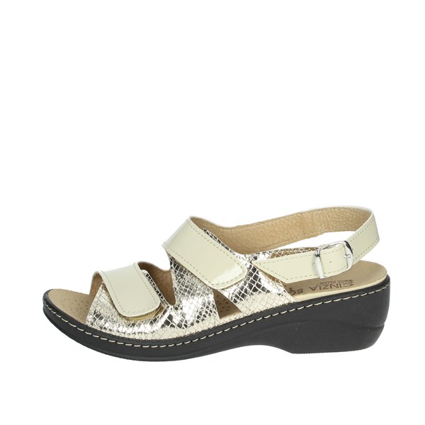 Cinzia Soft Shoes Flat Sandals Beige IAEH18-VP