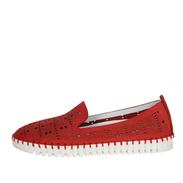 Cinzia Soft Shoes Moccasin Red IM4841
