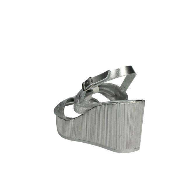 Cinzia Soft Shoes Platform Sandals Silver IAD20172