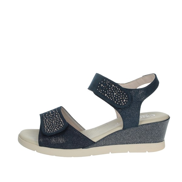Cinzia Soft Shoes Platform Sandals Blue IAB783356