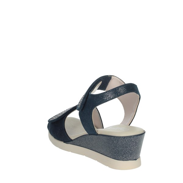 Cinzia Soft Shoes Platform Sandals Blue IAB783356