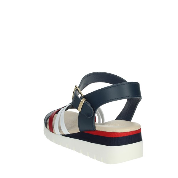 Cinzia Soft Shoes Platform Sandals Blue/Red IAS1841962