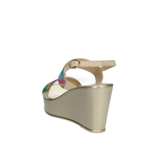 Cinzia Soft Shoes Platform Sandals Beige IAD20686