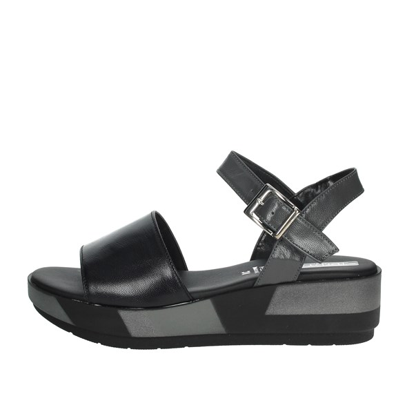 Tredy's Shoes Platform Sandals Black 11275-E0