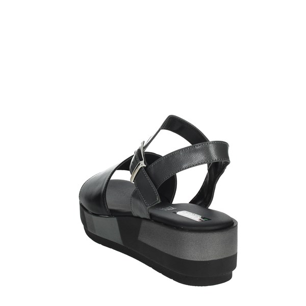 Tredy's Shoes Platform Sandals Black 11275-E0