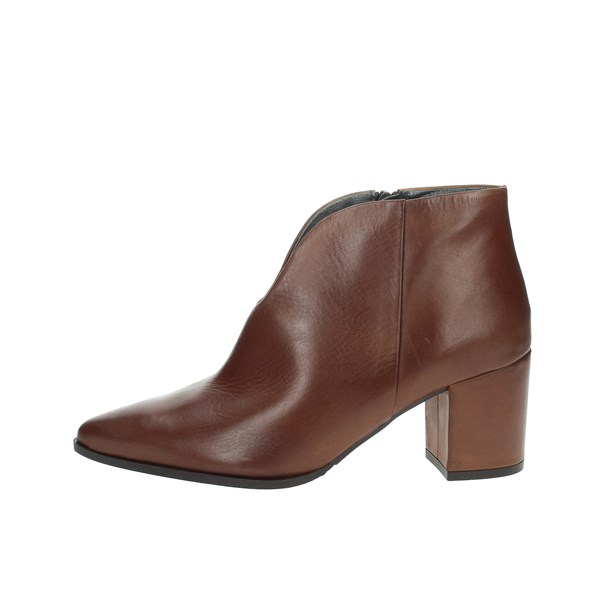 Paola Ferri Shoes Ankle Boots Brown D4676