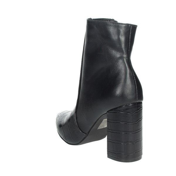 Pregunta Shoes Heeled Ankle Boots Black PFC9144