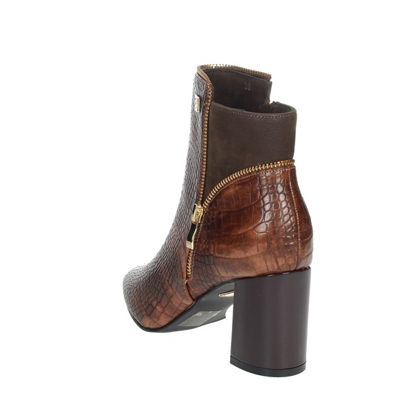 Laura Biagiotti Shoes Ankle Boots Brown leather 6580
