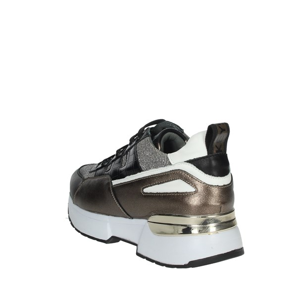 Keys Shoes Sneakers Black/Gold K-3462