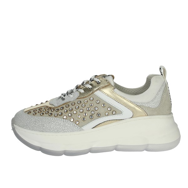 Meline Shoes Sneakers White/Gold 564