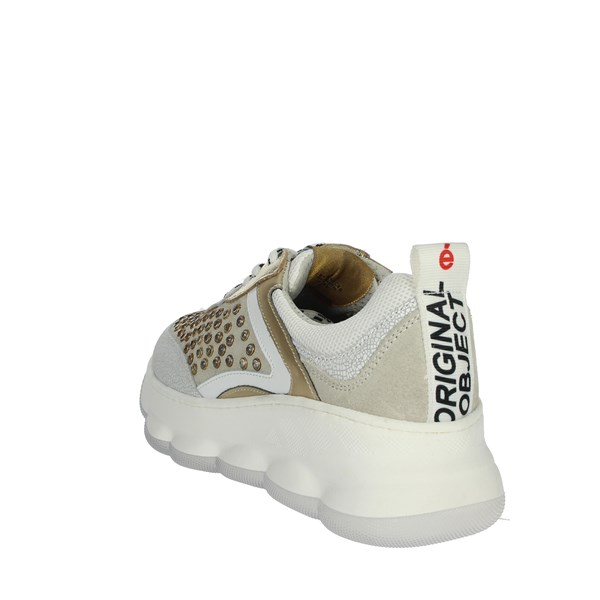 Meline Shoes Sneakers White/Gold 564