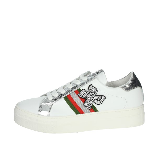 Meline Shoes Sneakers White/Silver 3021