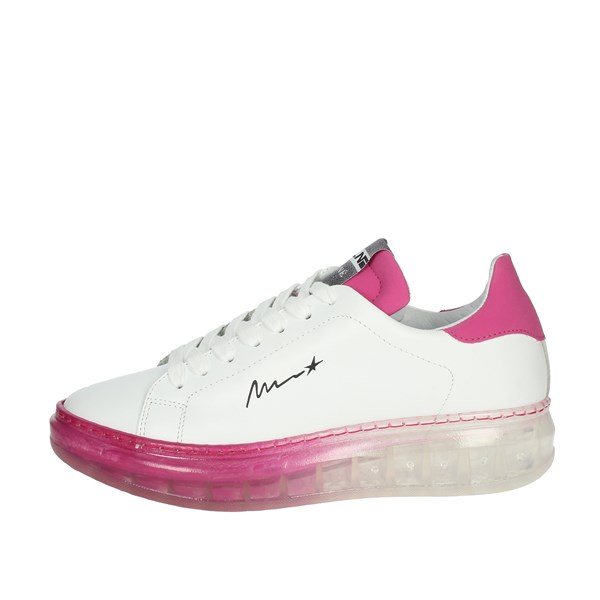 Meline Shoes Sneakers White/Fuchsia 1605