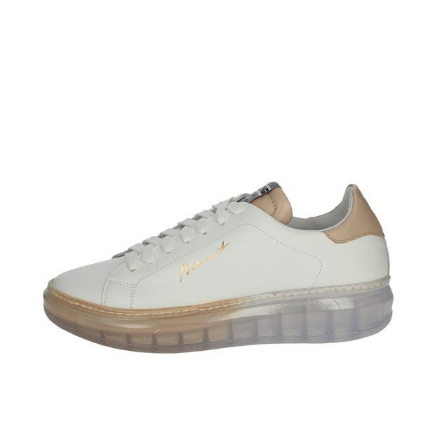 Meline Shoes Sneakers White/Light dusty pink 1605