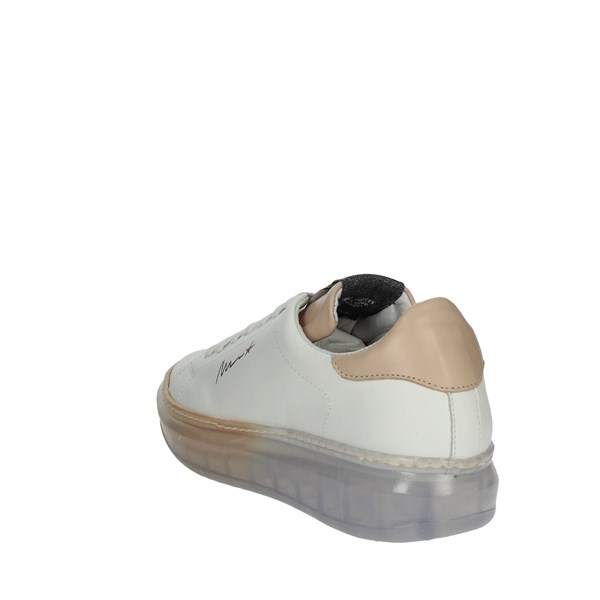 Meline Shoes Sneakers White/Light dusty pink 1605