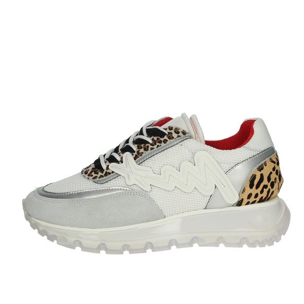 Meline Shoes Sneakers White/Silver 1700