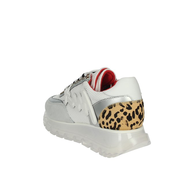 Meline Shoes Sneakers White/Silver 1700