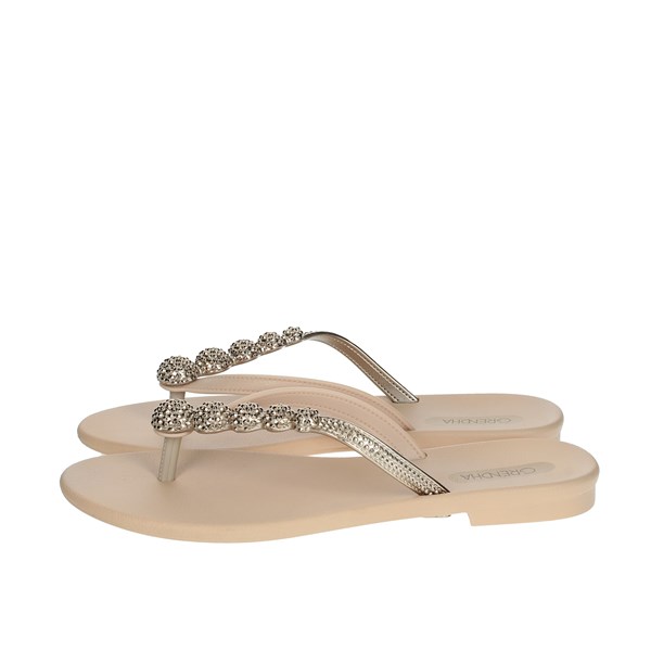 Grendha Shoes Flip Flops Beige 17971