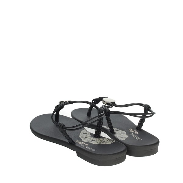 Grendha Shoes Flat Sandals Black 17903