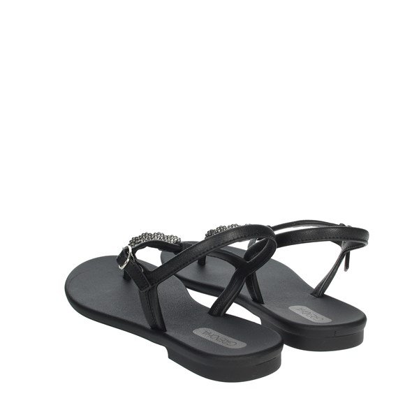 Grendha Shoes Flat Sandals Black 17802