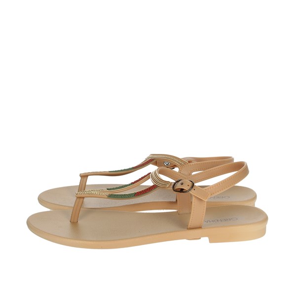 Grendha Shoes Flat Sandals Beige 17873
