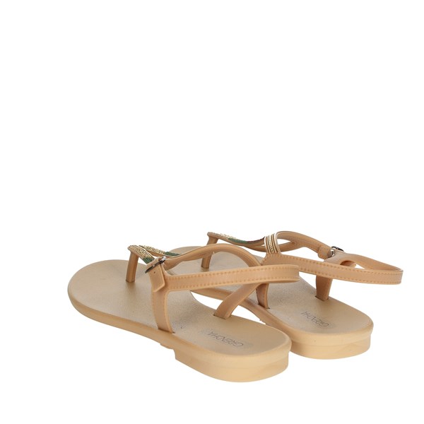 Grendha Shoes Flat Sandals Beige 17873