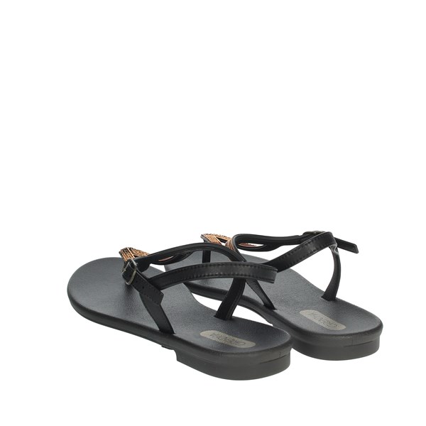 Grendha Shoes Flat Sandals Black 17873